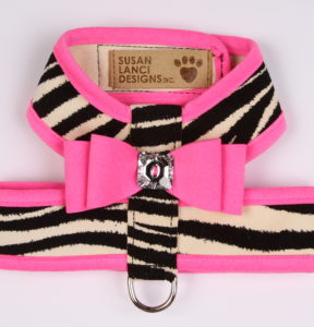 Zebra - Perfect Pink Trim w/ Perfect Pink Big Bow